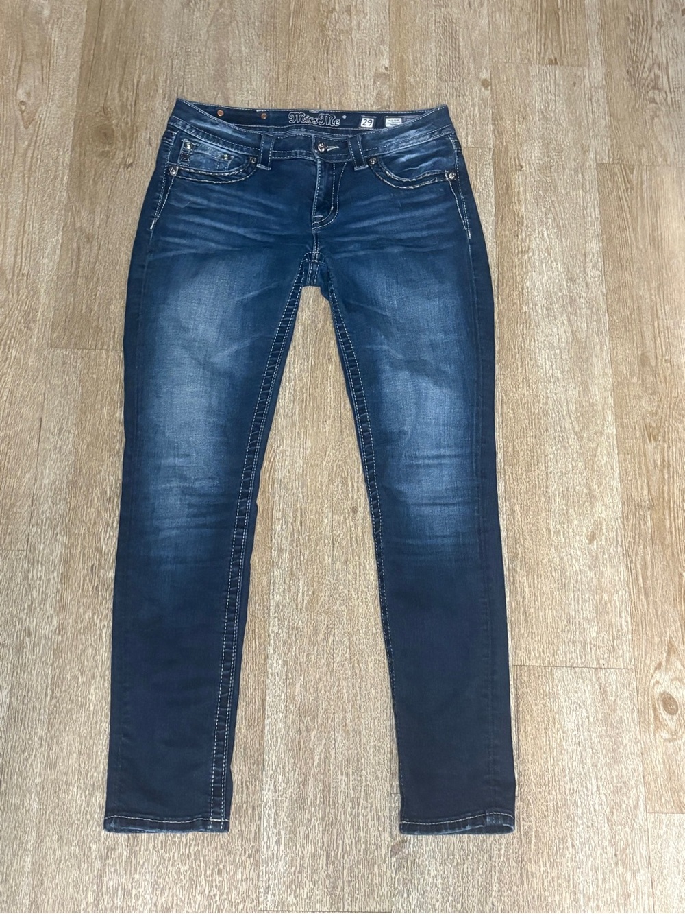 MISS ME DENIM MID RISE SKINNY JEANS SIZE 29